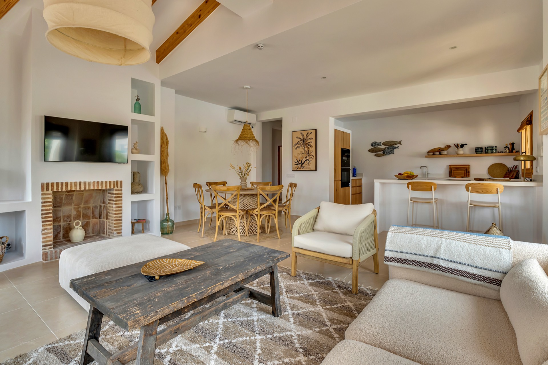 Woonkamer van Casa Monte Zen